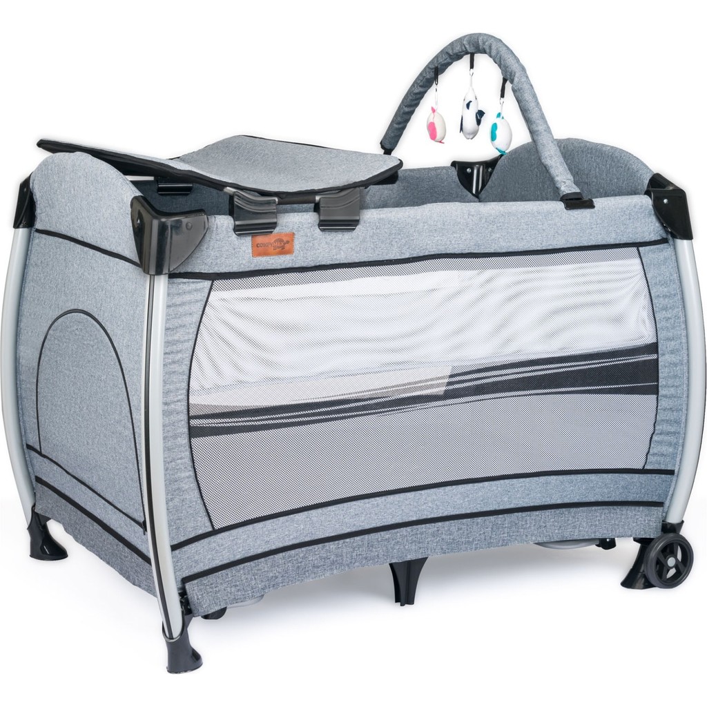 Comfymax Power Park Yatak Oyun Parkı 70X110 - Steel Grey Bebek Oyun Parkı & Beşikleri Fiyatı