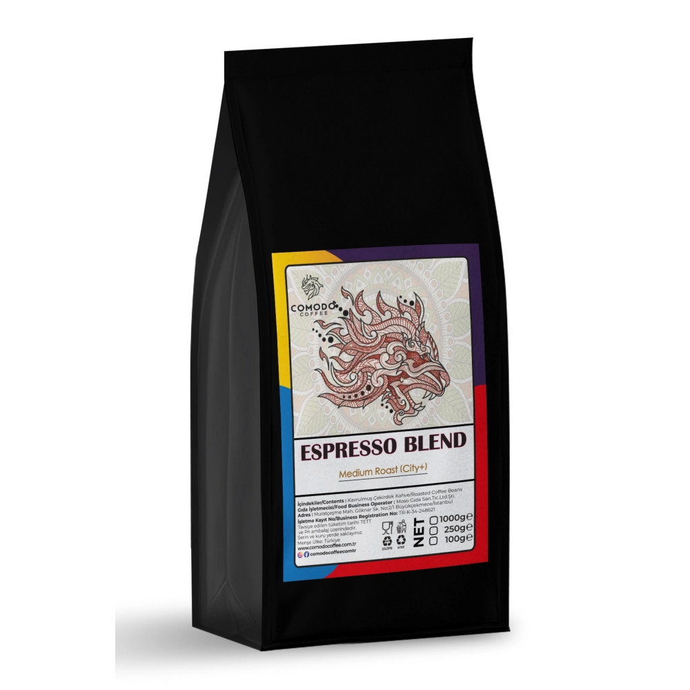 Comodo Coffee Espresso Blend -1kg- Wholesale Cafe - Çekirdek-filtre Kahve 1 Kg Filtre Kahve Beden Kahve Fiyatı