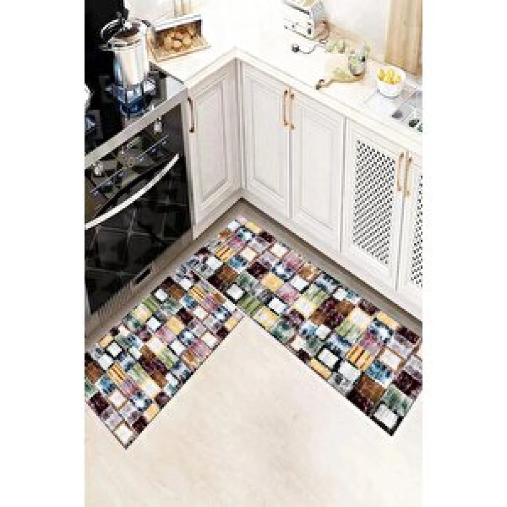 Comotex 2'li Mutfak Halısı Seti (50x160+50x80) Mutfak Tekstili Fiyatı
