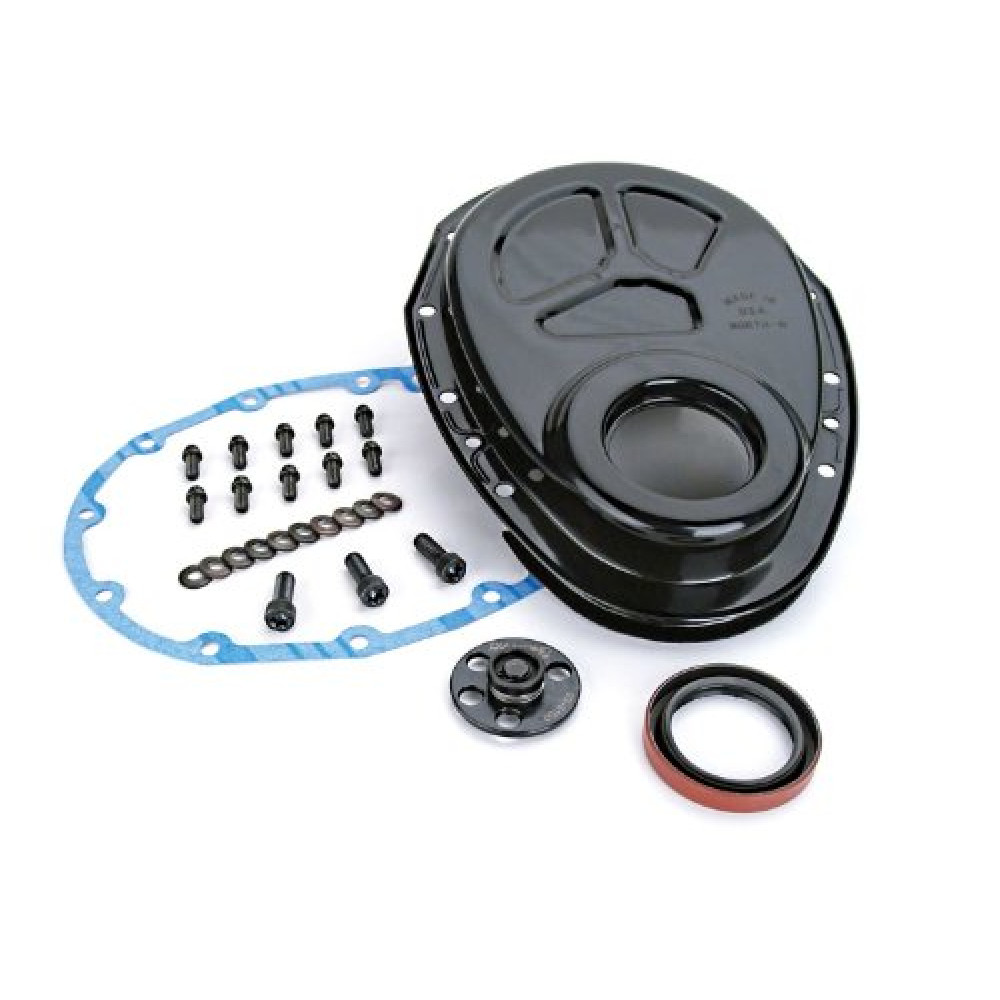COMP Cams 208 Steel Timing Cover with Thrust Plate for Small Block Chevrolet
