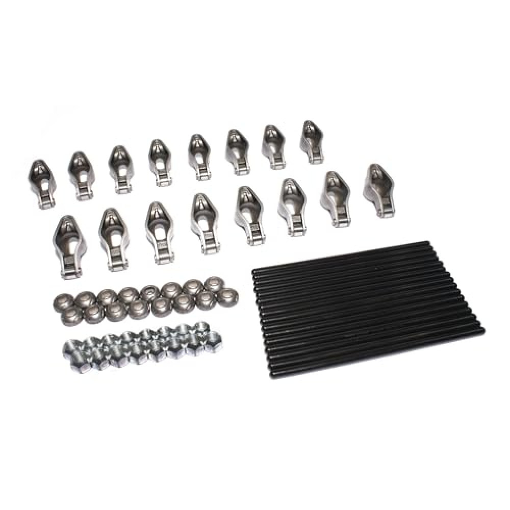 COMP Cams RPM1431-16 Magnum 1.6 Rocker Arm and Magnum Pushrod Kit for Ford 289-302 w/Rail Rockers