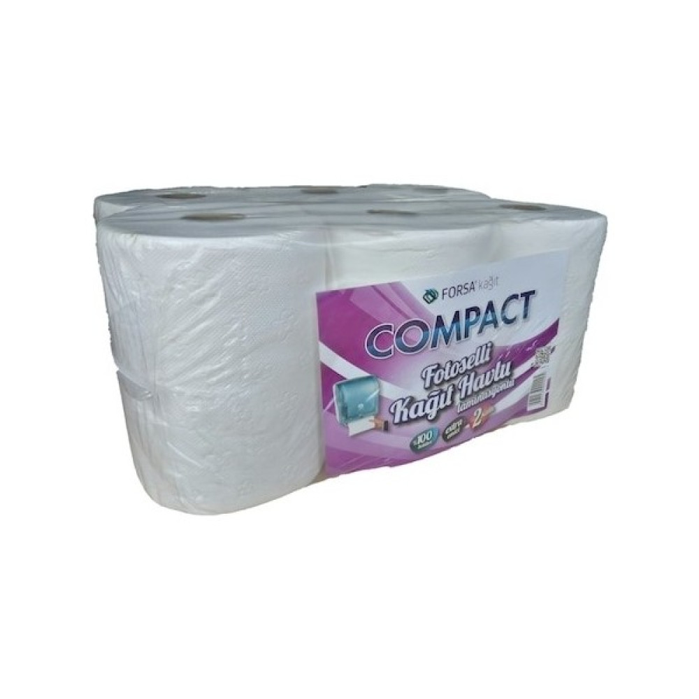 Compact Fotoselli̇ Kağit Havlu 21 cm x 6' lı 3,5.kg Hareketli̇ Havlu Oto Boyaları Fiyatı