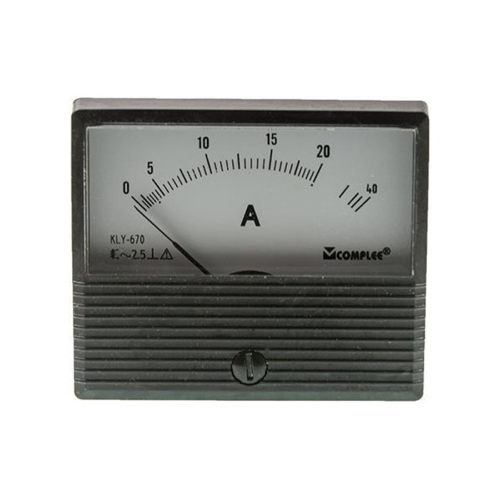 Complex 20A Analog Ampermetre - Panel Tipi Ölçü Aleti KLY-T670 - Siyah Diğer Test ve Ölçüm Cihazları Fiyatı
