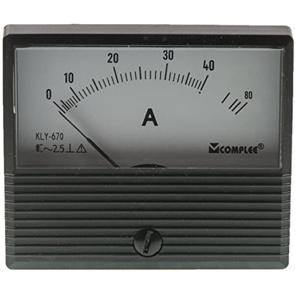 Complex 40A Analog Ampermetre - Panel Tipi Ölçü Aleti KLY-T670 - Siyah Diğer Test ve Ölçüm Cihazları Fiyatı