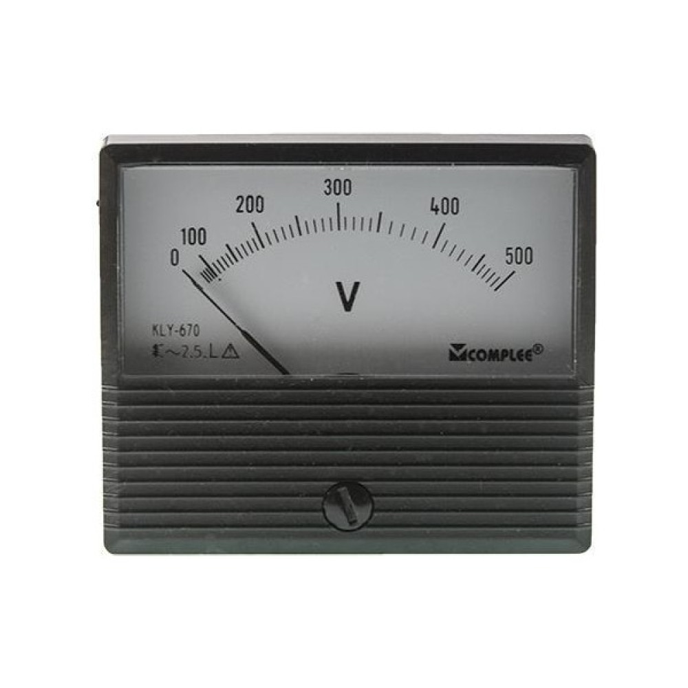 Complex 500V Analog Voltmetre - Panel Tipi Ölçü Aleti KLY-T670 - Siyah Diğer Test ve Ölçüm Cihazları Fiyatı