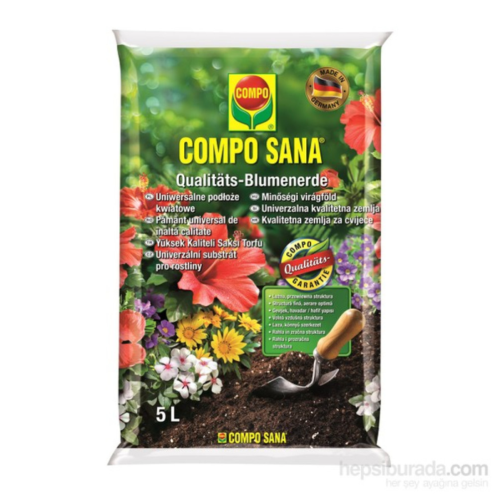 Compo Çiçekli Bitkiler için Toprak 5lt Bitki Fiyatı