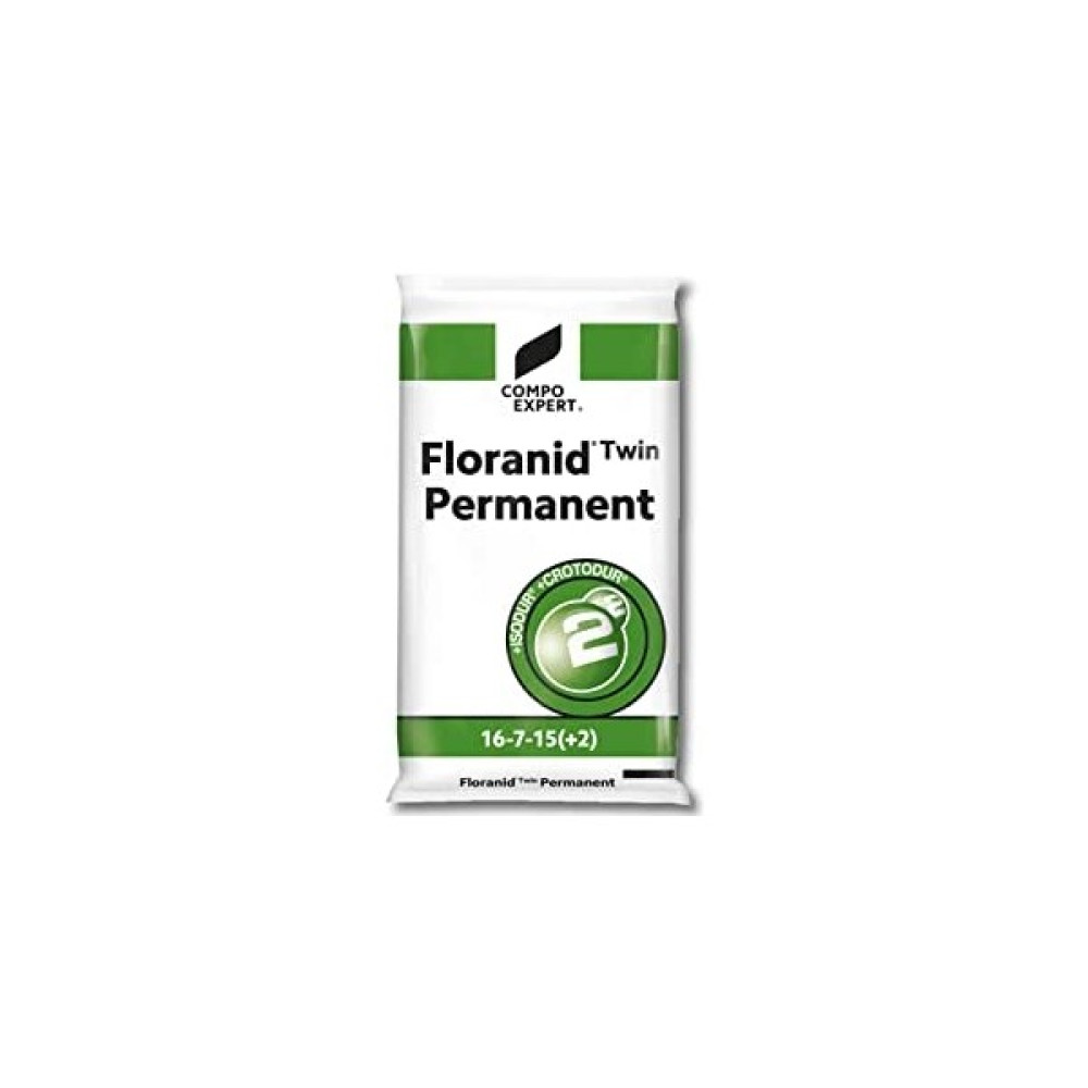 Compo Expert Floranid Twin Permanent 16-7-15(+2) Çim Gübresi 25KG - 25 kg Gübre Fiyatı