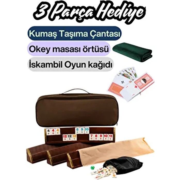 Comprox Eser Damla Oval Okey Takımı 106 Parça Doğal Ahşap Oval Okey Seti 1. Sınıf Masif Okey Takımları Fiyatı