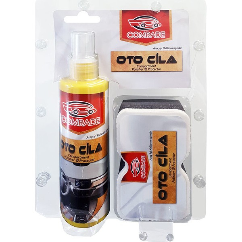 Comrade 200 ml 2'li Oto İç Cila Parlatıcı ve Koruyucu Seti Oto Boyaları Fiyatı
