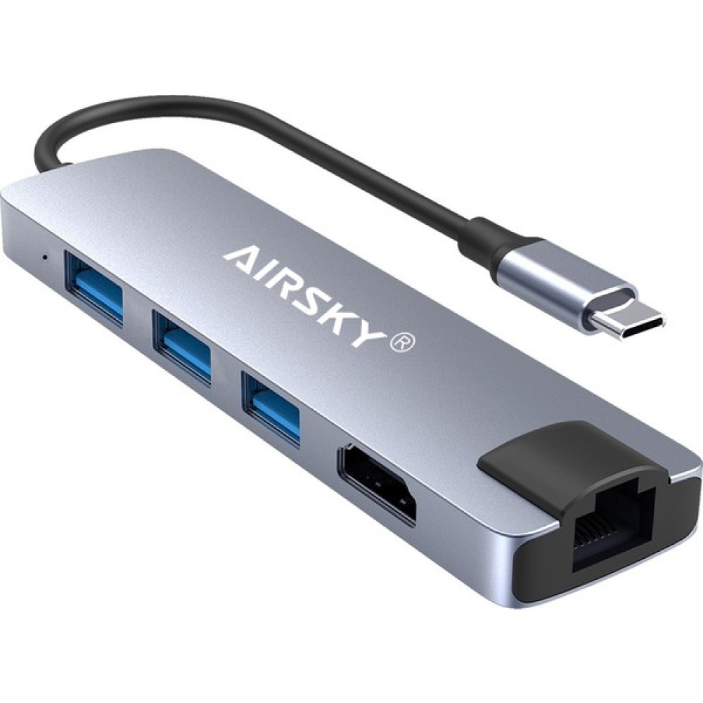 Comse 5 In 1 Macbook Android Uyumlu Type-C To 3*usb 3.0 4K HDMI Ethernet RJ45 Çevirici Adaptör Bilgisayar Çevirici ve Adaptörü Fiyatı