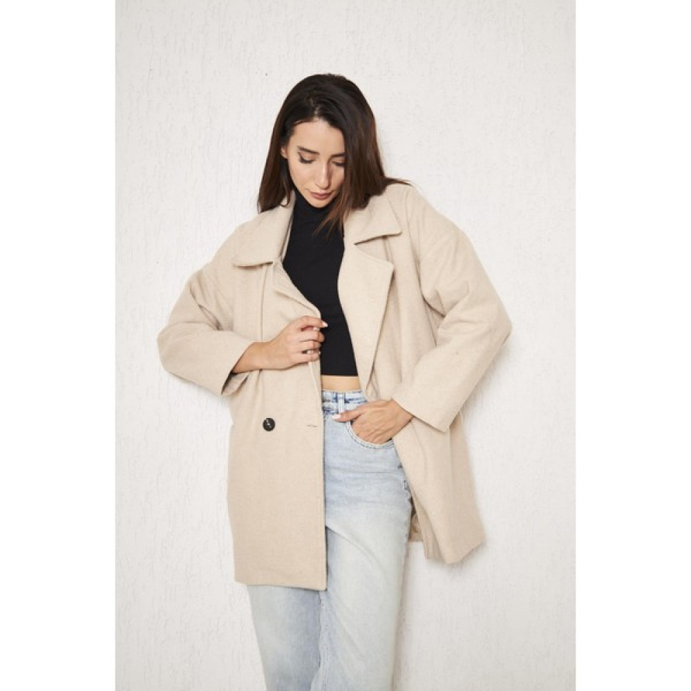 Comstarmoda Kadın Kısa Kaşe Kaban Kadın Kaban Fiyatı