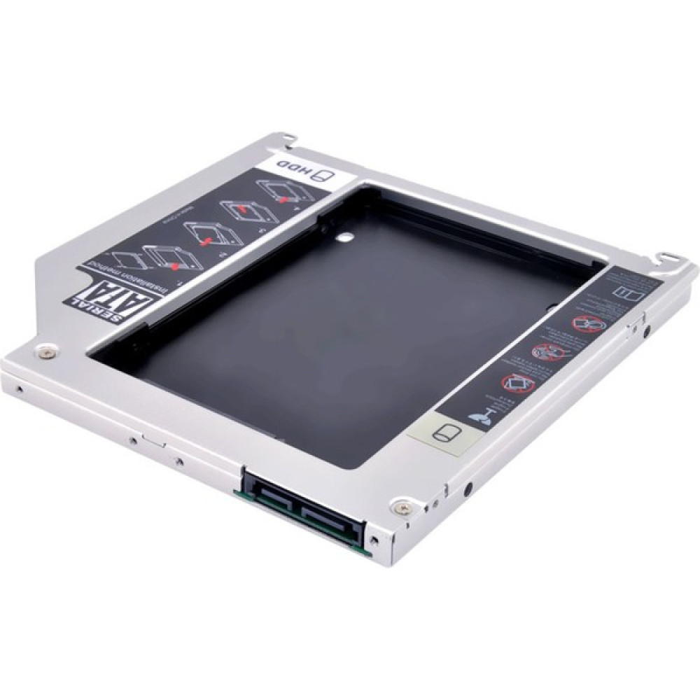 Comtech 12.7mm Sata HDD Harddisk Caddy Kızak Kutu Laptop SSD Notebook İkinci HDD Takma - Gümüş Oto Boyaları Fiyatı