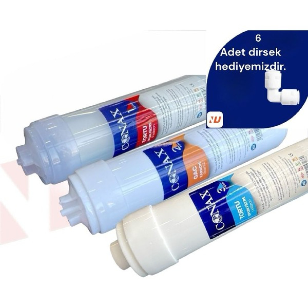 Conax Su Arıtma Kapalı Kasa Inline 3'lü Ön Filtre Seti Bahçe Makinesi Aksesuar & Yedek Parça Fiyatı