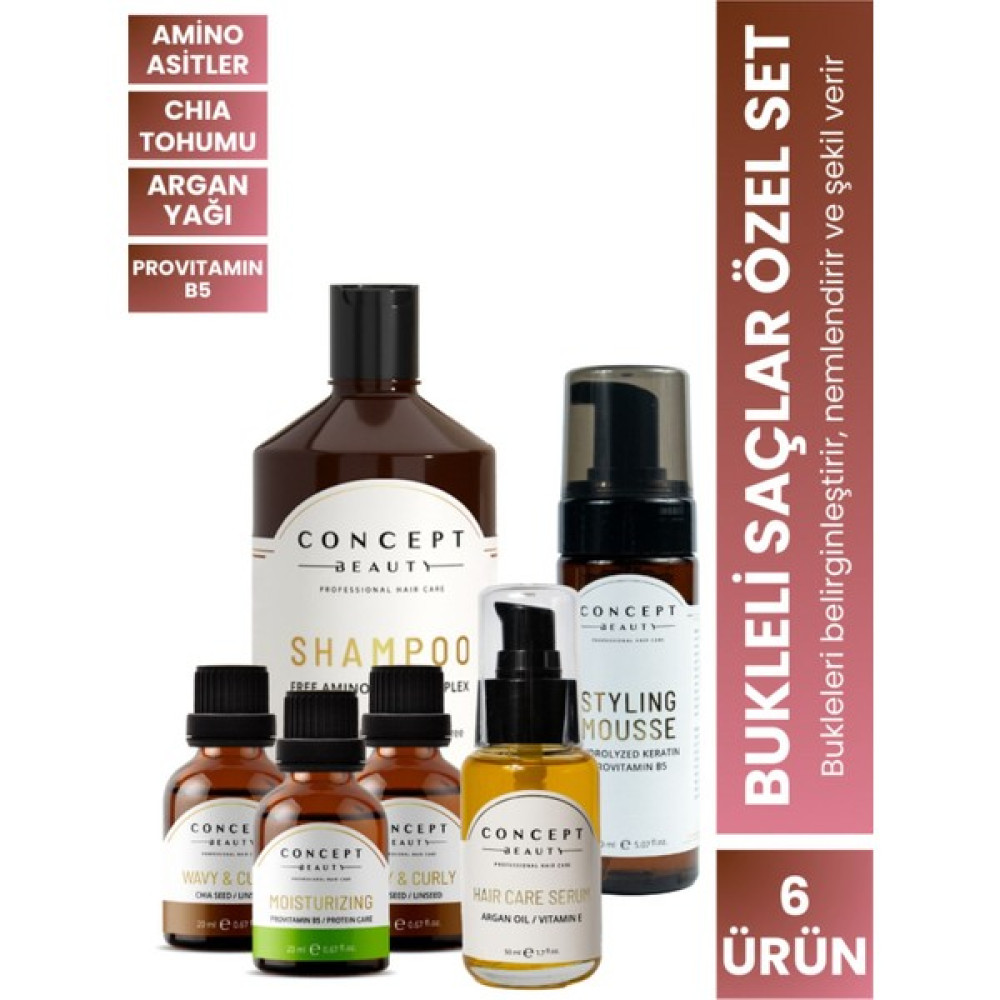 Concept Beauty Bukleli Saçlar Özel Set No1 - 1 Oto Boyaları Fiyatı