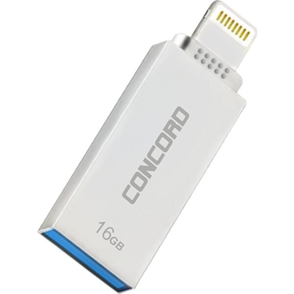 Concord 16gb Iphone 3,0 Metal Otg Usb Flash Bellek C-OTGL16 Flash Bellekler Fiyatı