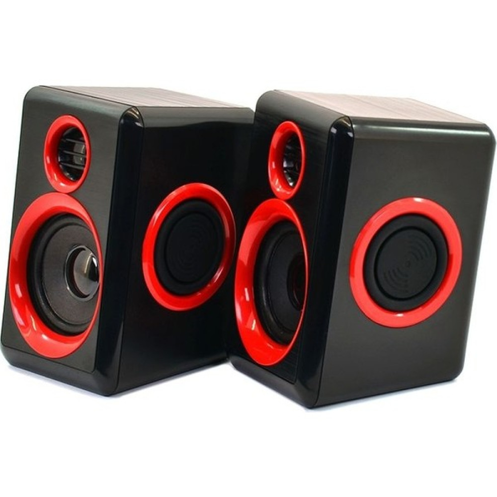 Concord 2.0 Bilgisayar Hoparlör Süper Bass+Tiz C-796 Pc Hoparlör - Kırmızı Bilgisayar Speaker Fiyatı