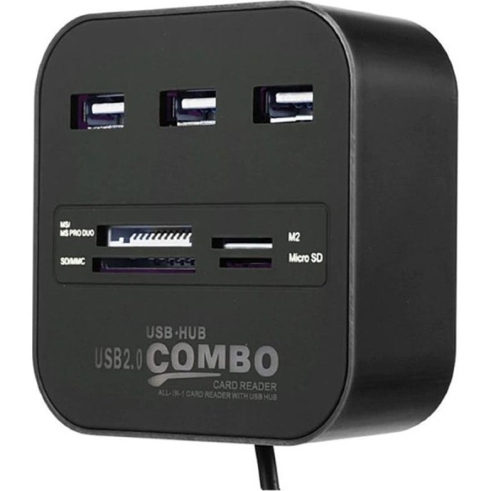 Concord 3 Port USB 2.0 Hub - USB Çoklayıcı + USB Kart Okuyucu C-847 Hafıza Kartları Fiyatı