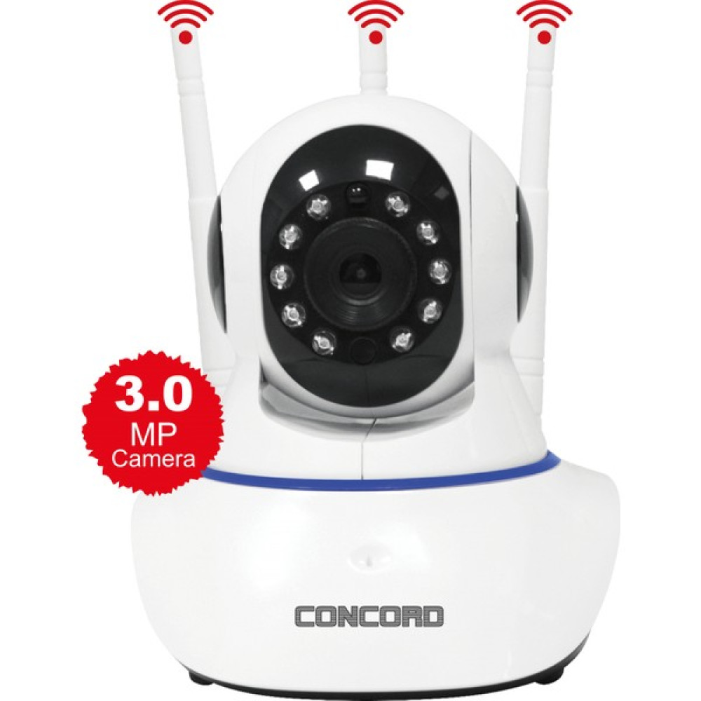 Concord C-630 3mp 360° 1080P Ip Güvenlik Kamera - Beyaz Güvenlik Kameraları Fiyatı