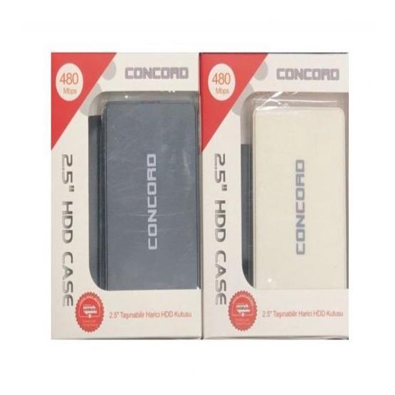 Concord C-854 Usb 2.0 Beyaz Sata Harici Hdd Kutusu