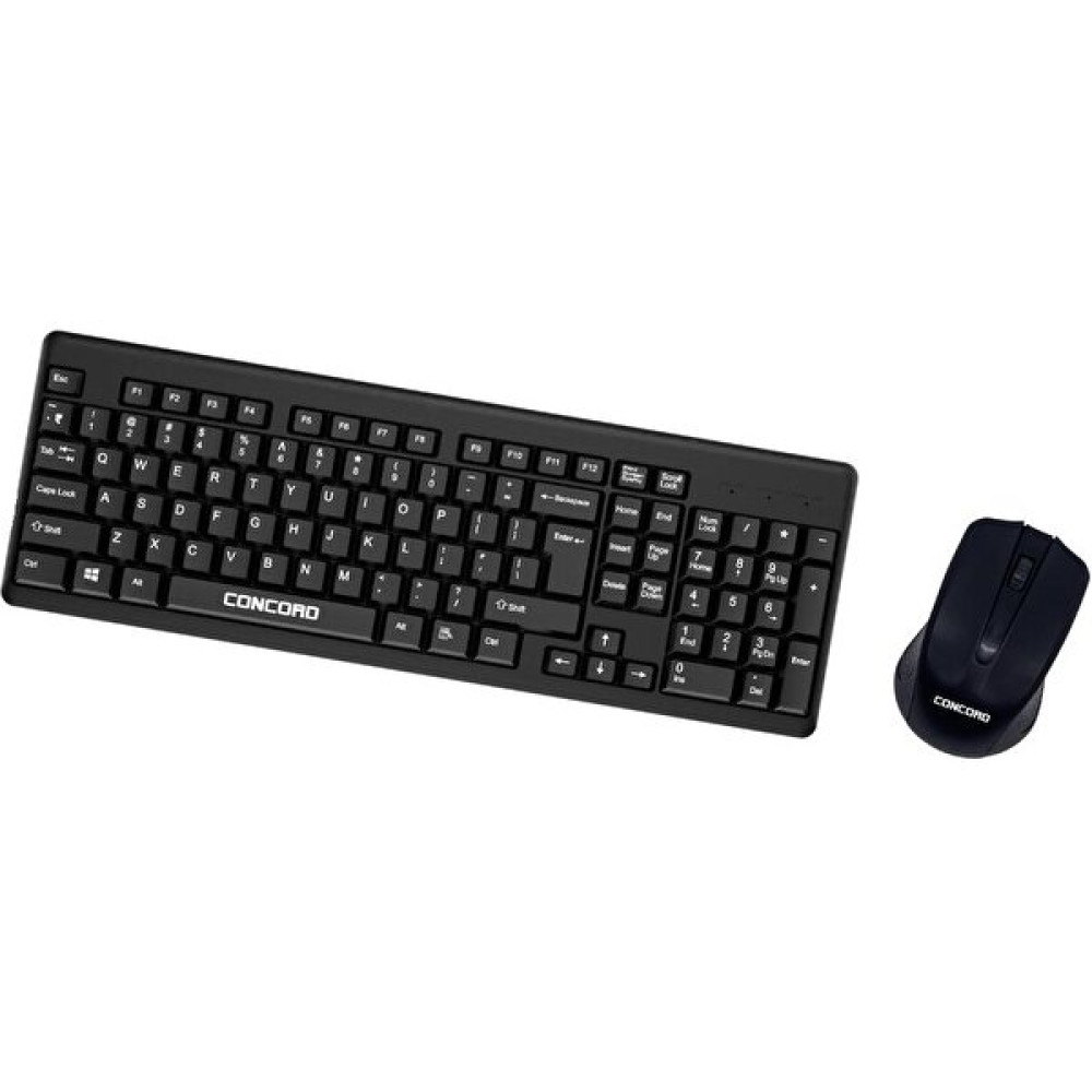 Concord C68 Türkçe Kablosuz Klavye Mouse Seti - Siyah Klavye - Mouse Fiyatı