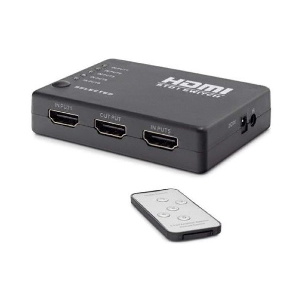 Concord Hs5 Hdmı Swıtch Hdmı Çoğaltıcı Hdmı Çoklayıcı 5giriş Tek Çıkış Uzakdan Kumandalı HDMI Kablo Fiyatı