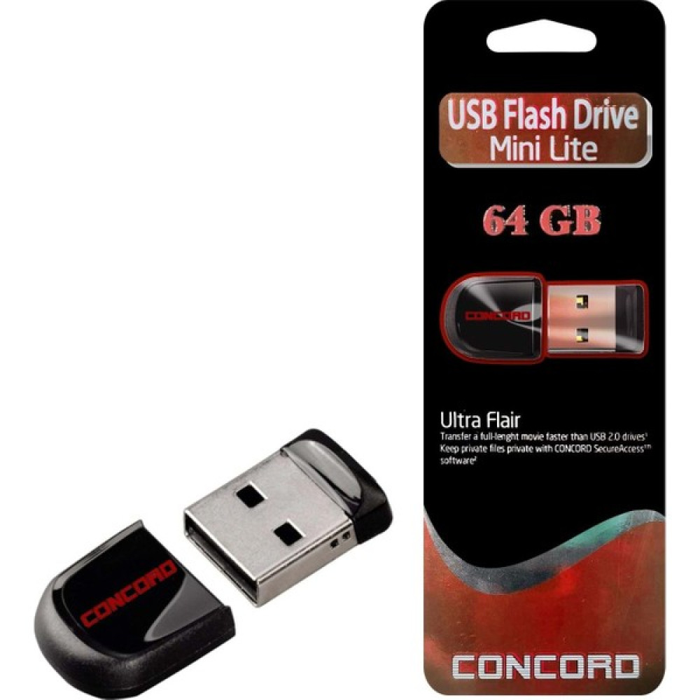 Concord USB Flash Bellek 64GB Mini Lite C-UML64 Flash Bellekler Fiyatı