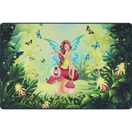 Confetti Fairy Song Yeşil Bukle 133x190 cm Çocuk Halısı Bebek Odası Halı Fiyatı