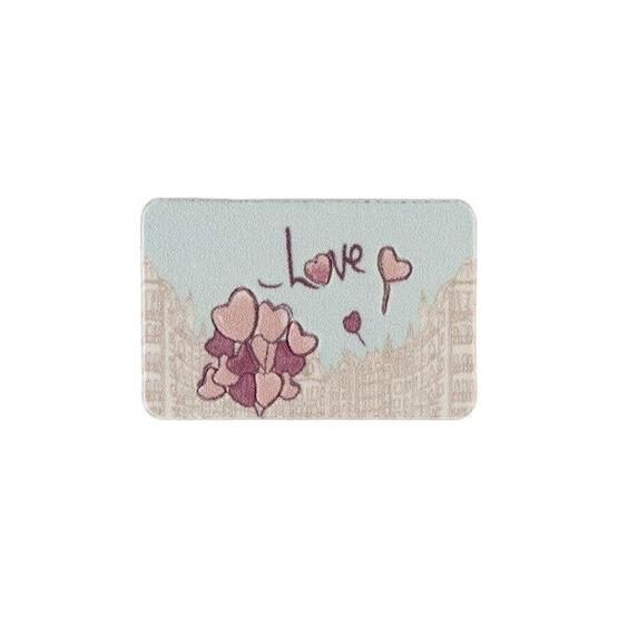 Confetti Love City Mint 80x140 cm Banyo Paspası