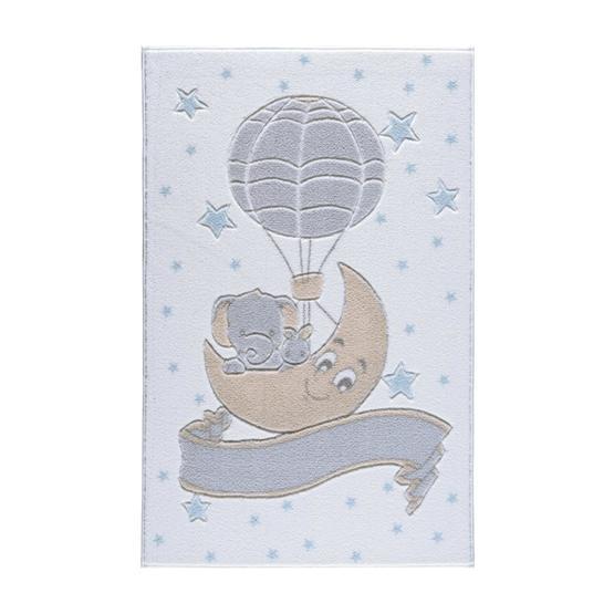 Confetti New Moon 100x150 Açık Mavi Oymalı Çocuk Halısı