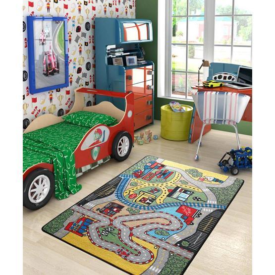 Confetti Race 100x150 cm Çocuk Odası Halısı Bebek Odası Halı Fiyatı