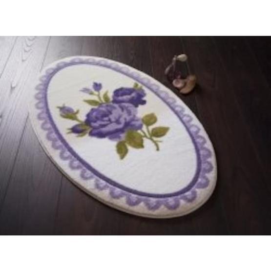 Confetti Rosa Mor 80x130 cm Banyo Paspası