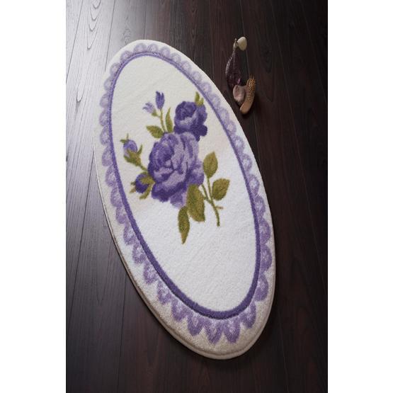 Confetti Rosa Mor 80x130 cm Banyo Paspası