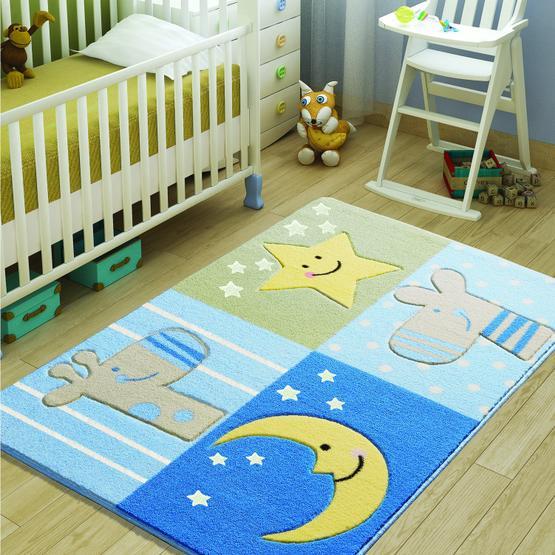 Confetti Sleepy 100x150 cm Oymalı Bebek Odası Halısı
