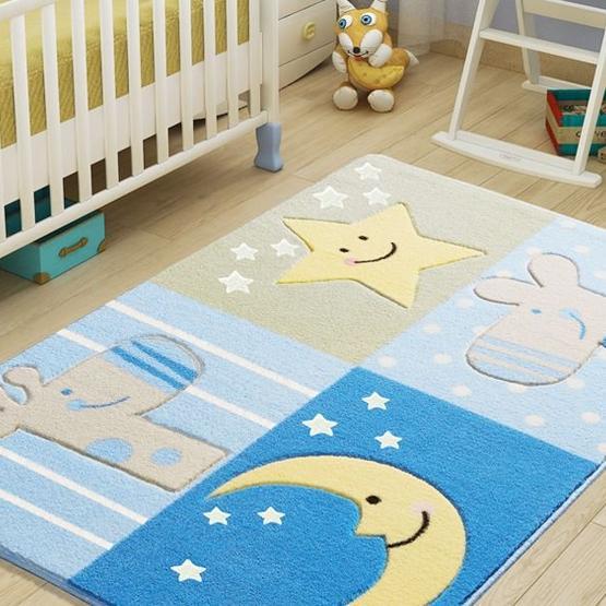 Confetti Sleepy 100x150 cm Oymalı Bebek Odası Halısı Bebek Odası Halı Fiyatı