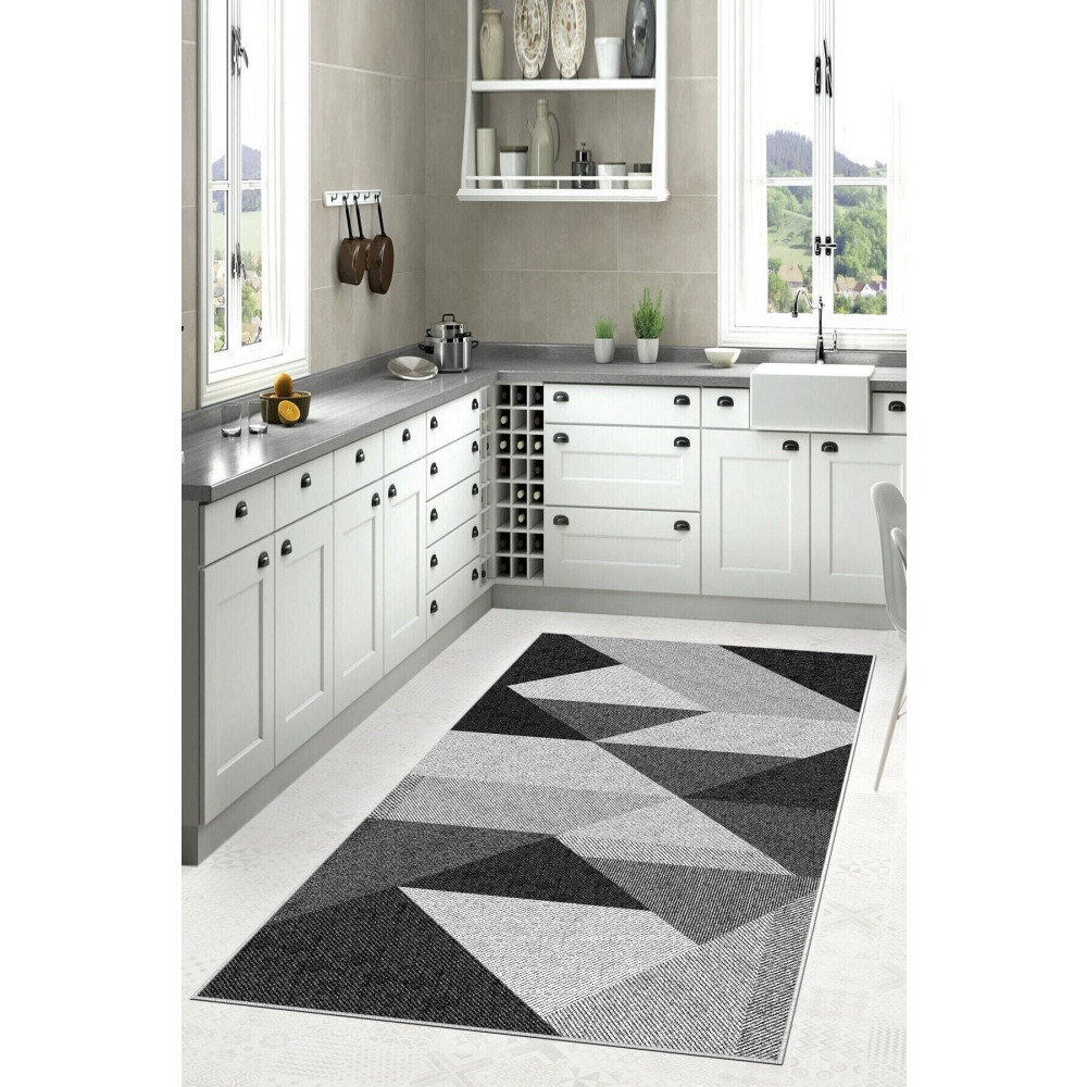 Confidence Home Dijital Baskı Yıkanabilir Kaymaz Taban Salon Halısı Mutfak Halısı Koridor Halısı 60 x 100 Beden Kilim Fiyatı