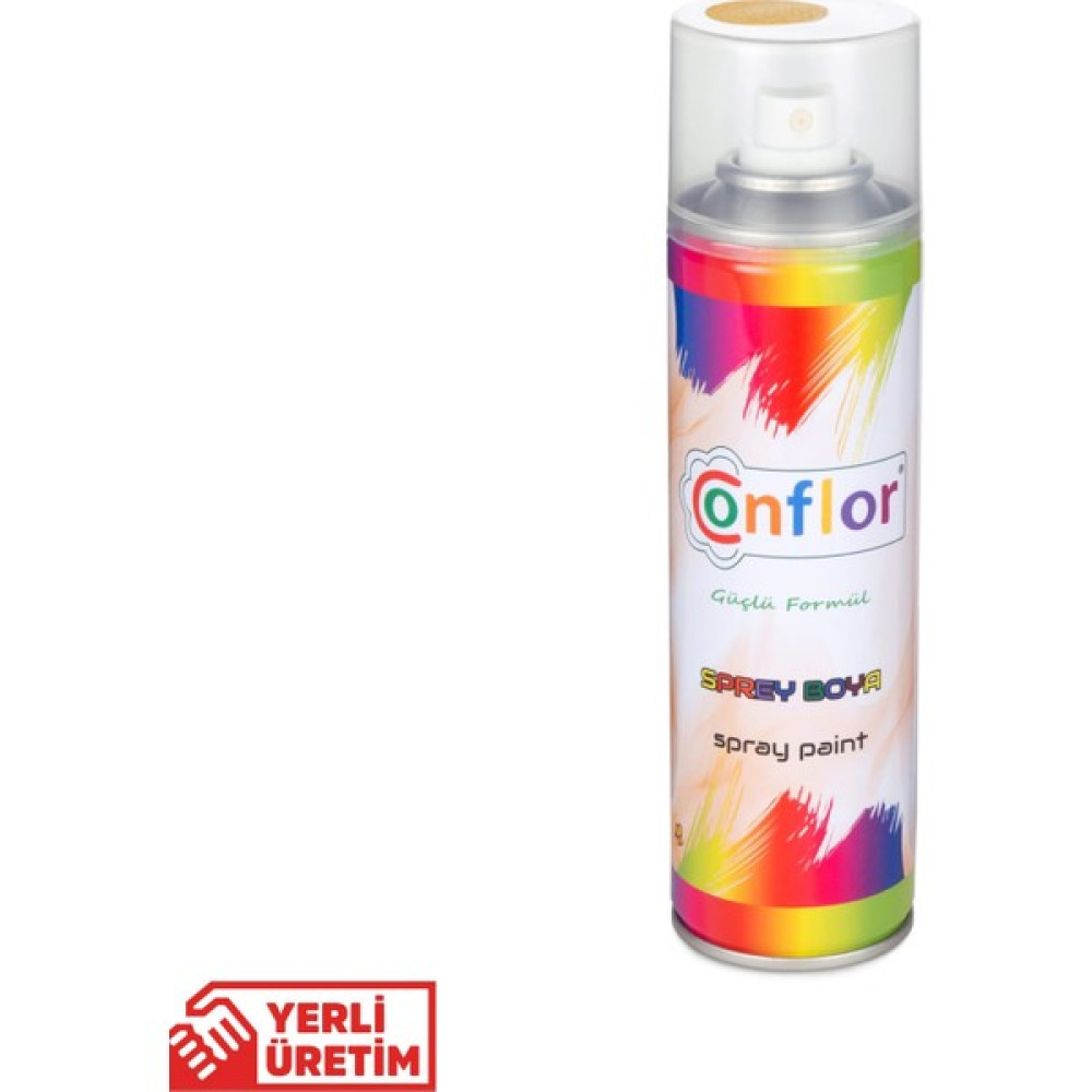 Conflor Sprey Boya 200 ml - Parlak Siyah Boya Malzemeleri Fiyatı