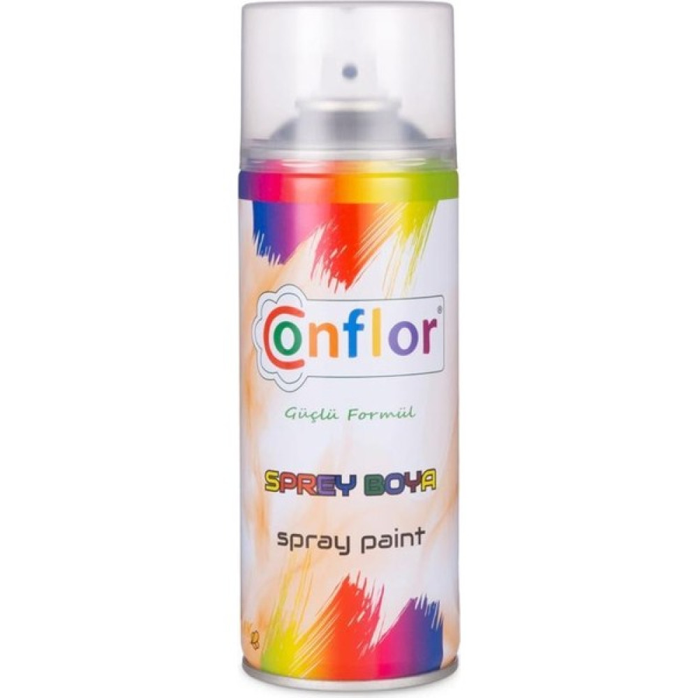 Conflor Sprey Boya Mat Siyah 200ml - 200 ml Boya Malzemeleri Fiyatı