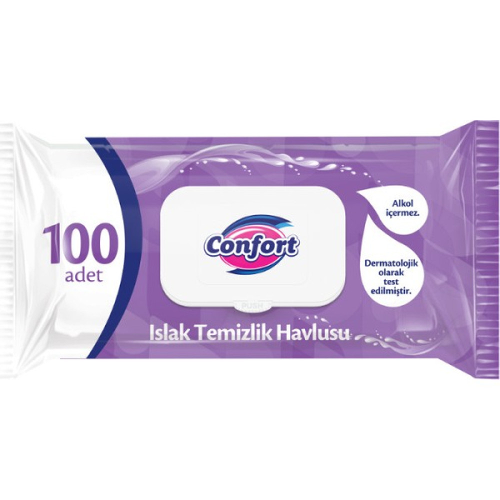 Confort Islak Temizlik Havlusu 100 Adet Bebek Bakım Fiyatı