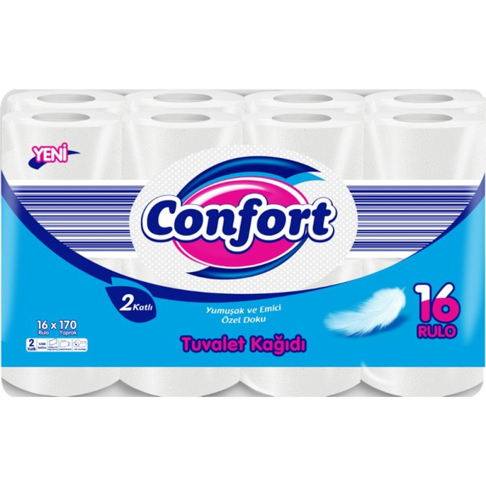 Confort Tuvalet Kağıdı 16'Lı 170 Yaprak Tuvalet Kağıdı Fiyatı