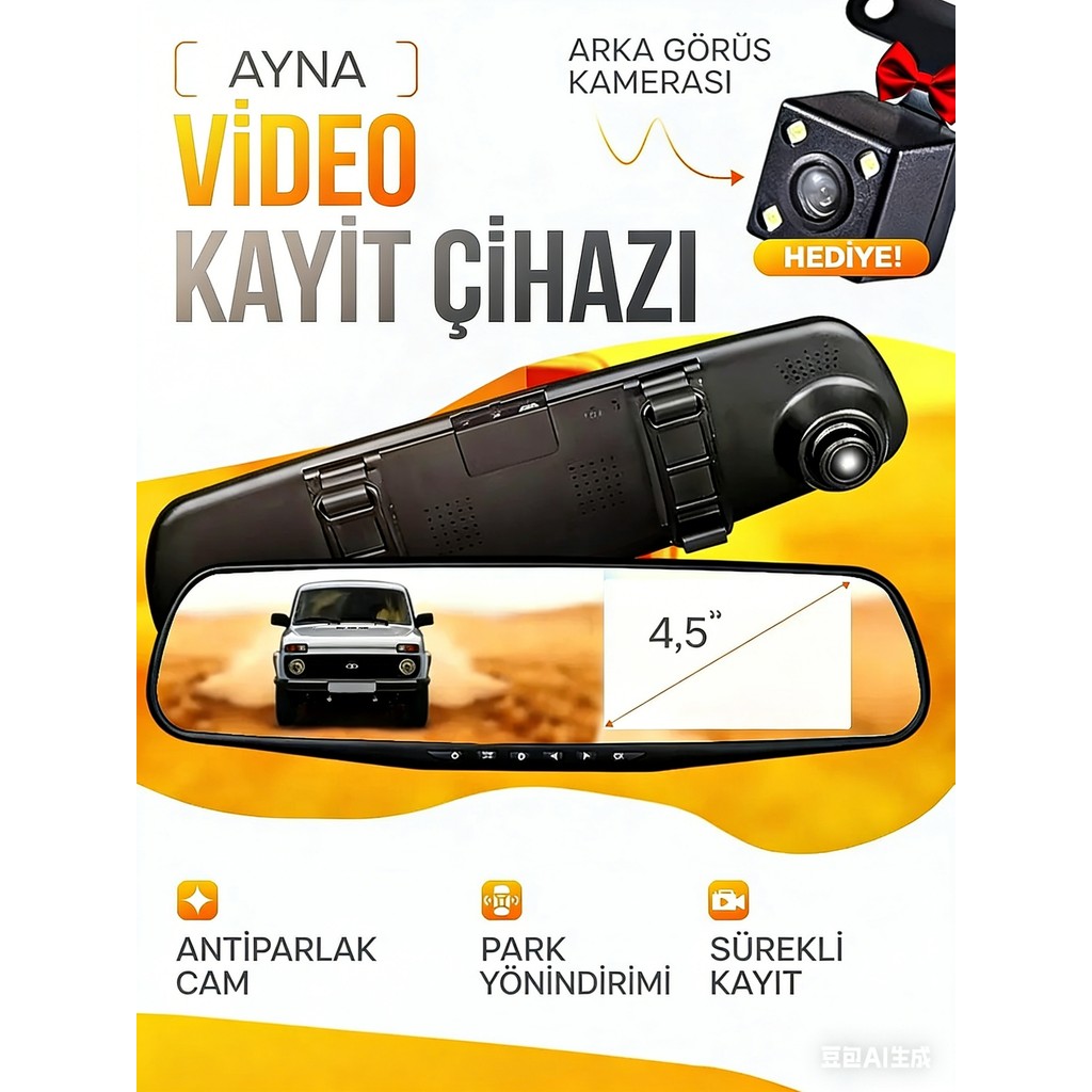 Conio 10 Inç Ayna Araç Kamerası Dash Cam | Çift Kameralı Ultra Hd, Antiparlak Cam, Park Yönlendirimi, Sürekli Döngüsel Kayıt, Hediye Arka Görüş Kam... SSD / Solid State Drive Fiyatı