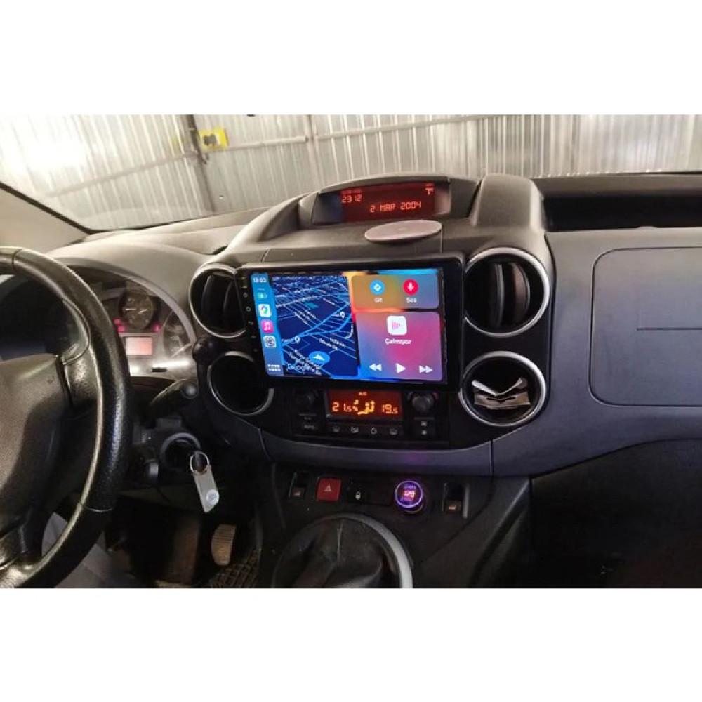 Conio Citroen Berlingo 2009-2018 Yıl Android Sürüm 13 Kablosuz Carplay Navigasyon Multimedya 9 Inç Ekran 2gb Ram 32GB Rom Hafıza Oto Görüntü Sistemleri Fiyatı