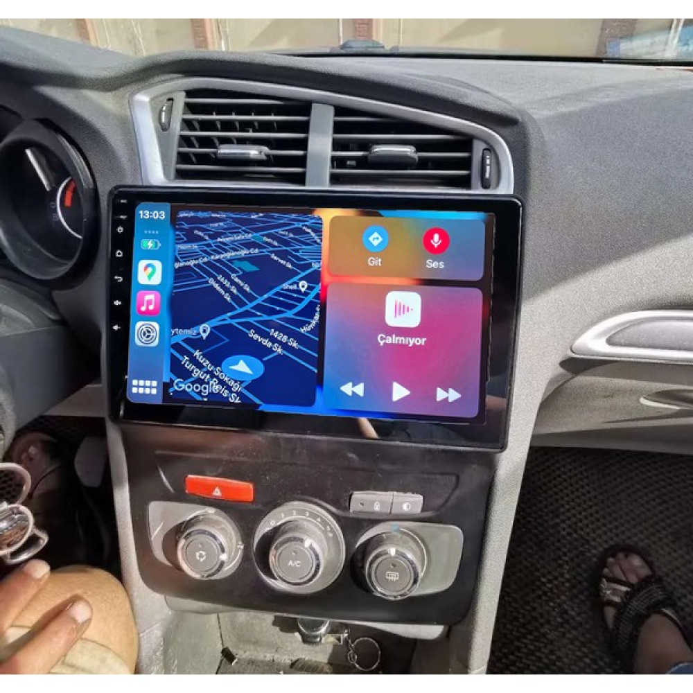 Conio Citroen C4 2011-2017 Yıl Android Sürüm 13 Kablosuz Carplay Navigasyon Multimedya 10 Inç Ekran 2gb Ram 32GB Rom Hafıza Oto Görüntü Sistemleri Fiyatı