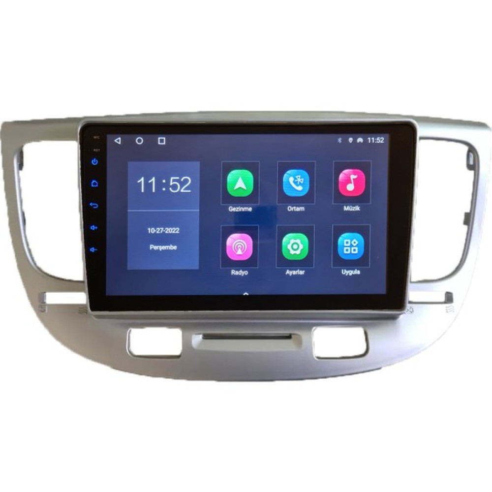 Conio Kia rio 2006-2011 Yıl Android Sürüm 13 Kablosuz Carplay Navigasyon Multimedya 9 Inç Ekran 2gb Ram 32GB Rom Hafıza Oto Görüntü Sistemleri Fiyatı