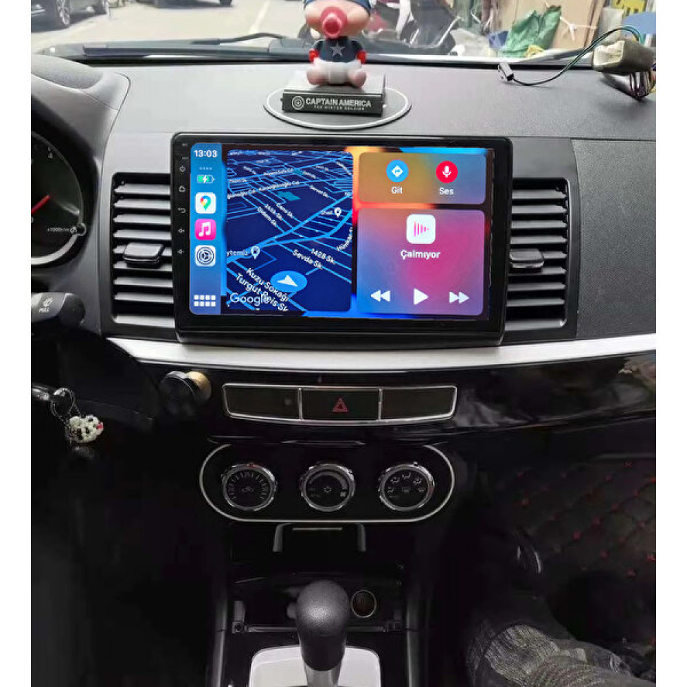 Conio Mitsubishi Lancer 2008-2015 Yıl Android Sürüm 13 Kablosuz Carplay Navigasyon Multimedya 9 Inç Ekran 2gb Ram 32GB Rom Hafıza Oto Görüntü Sistemleri Fiyatı