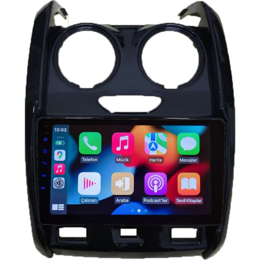 Conio Renault 2013-2015 Duster Android Kablosuz Carplay Navigasyon Multimedya 9 Inch Ekran 2 GB Ram 32 GB Rom Oto Görüntü Sistemleri Fiyatı