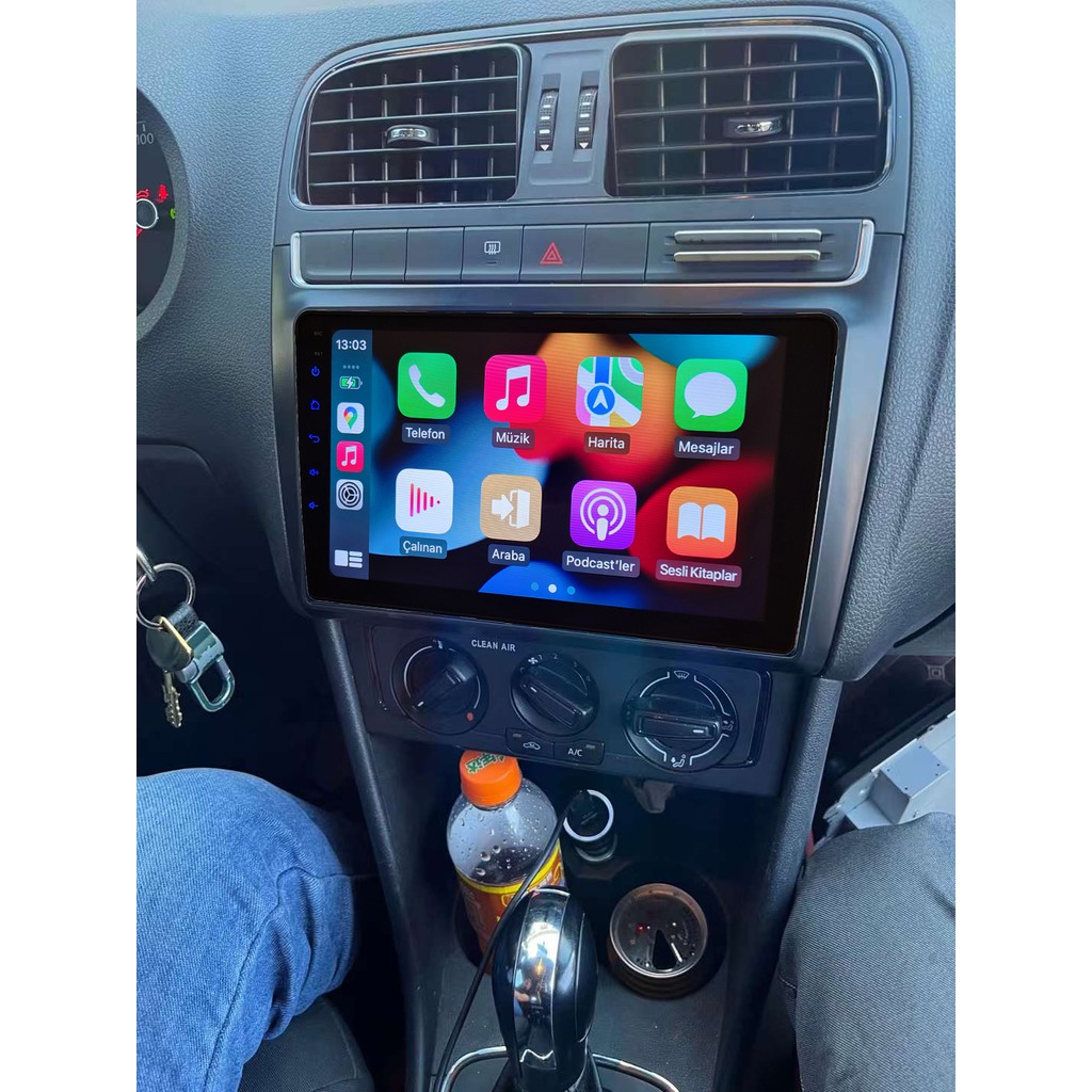 Conio Volkswagen 2012-2017 Polo Android Kablosuz Carplay Navigasyon Multimedya 9 Inch Ekran 4 GB Ram 64GB Rom RAM Bellekler Fiyatı