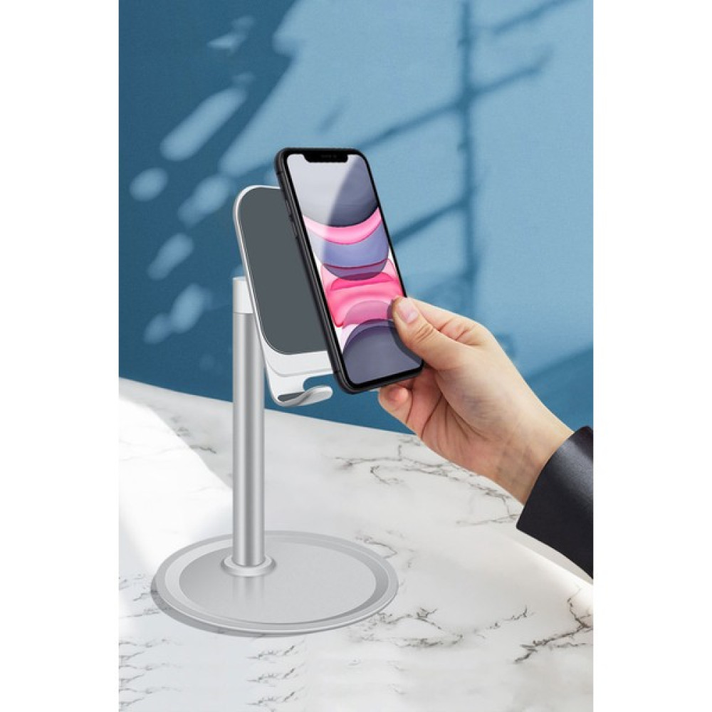 Conocer Alüminyum Alaşım Masaüstü Telefon Tablet Tutucu Stant Şarj Stand Gümüş Gri Tablet Aksesuarı Fiyatı