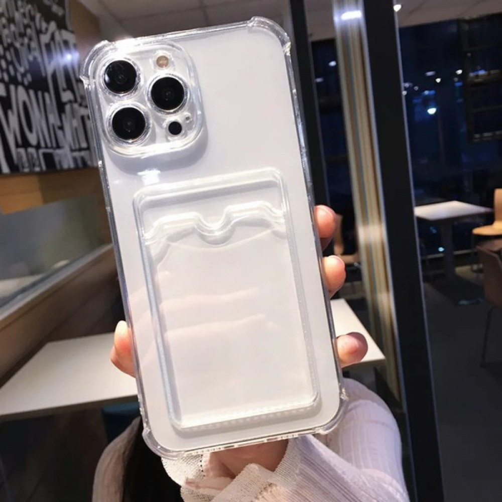 Conocer Iphone 15 Pro Max Kılıf Şeffaf Kartlıklı Antishock Darbeye Dayanıklı Kamera Korumalı Yumuşak Silikon Cep Telefonu Kılıfı Fiyatı