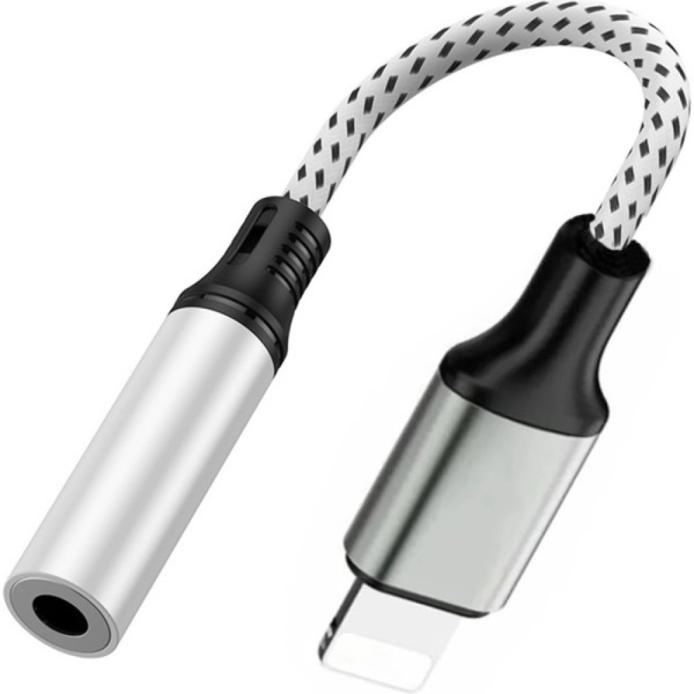 Conocer Tak Çalıştır Lightning To Aux 3.5mm Kulaklık Jak Dönüştürücü Alüminyum Alaşım Kırılmaz Örgü Kablo Bilgisayar Çevirici ve Adaptörü Fiyatı
