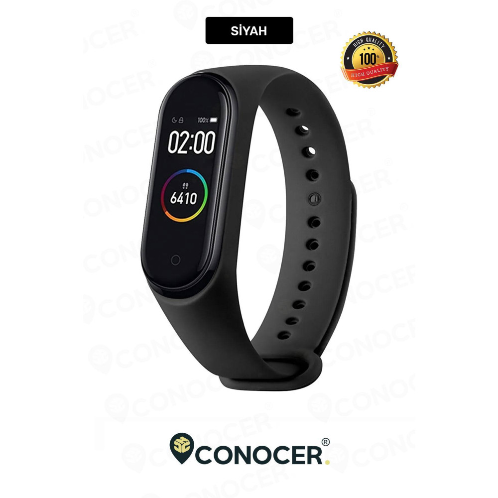 CONOCER Xiaomi Mi Band 3 Ve 4 Uyumlu [yüksek Kalite] Silikon Kordon Akıllı Bileklik Fiyatı